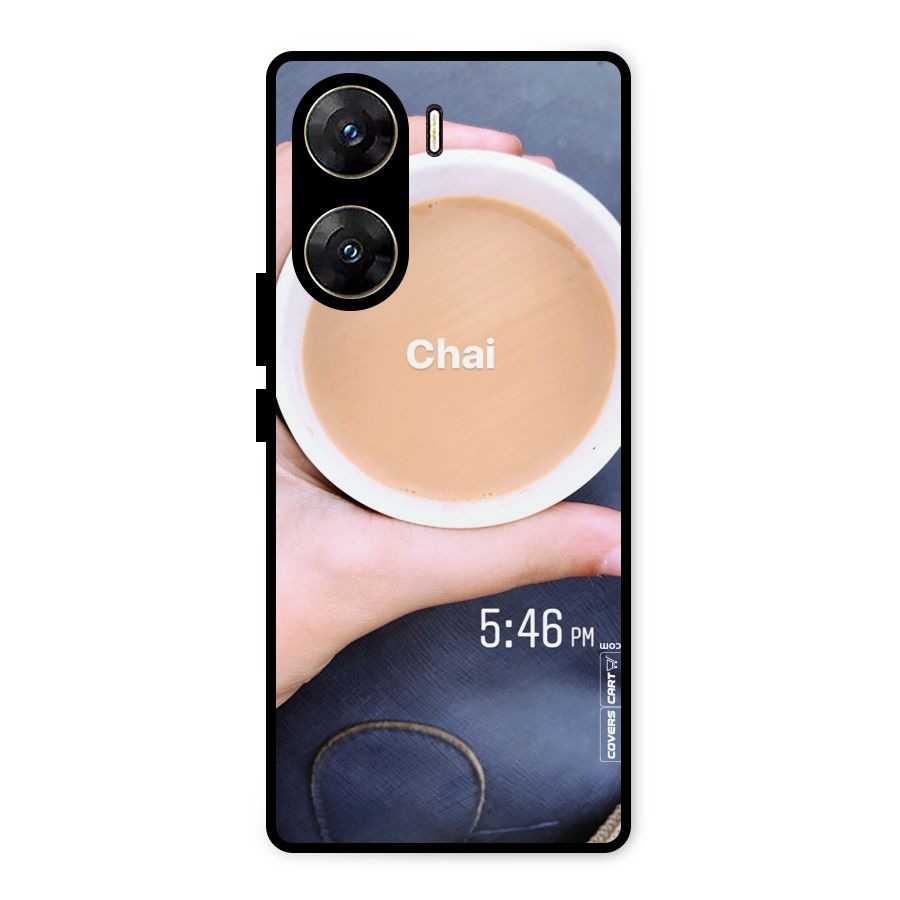 Evening Tea Metal Back Case for Vivo V29e