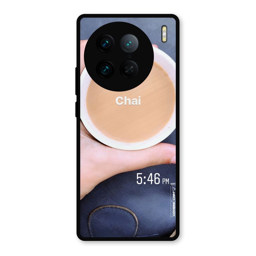 Evening Tea Metal Back Case for Vivo X90 Pro