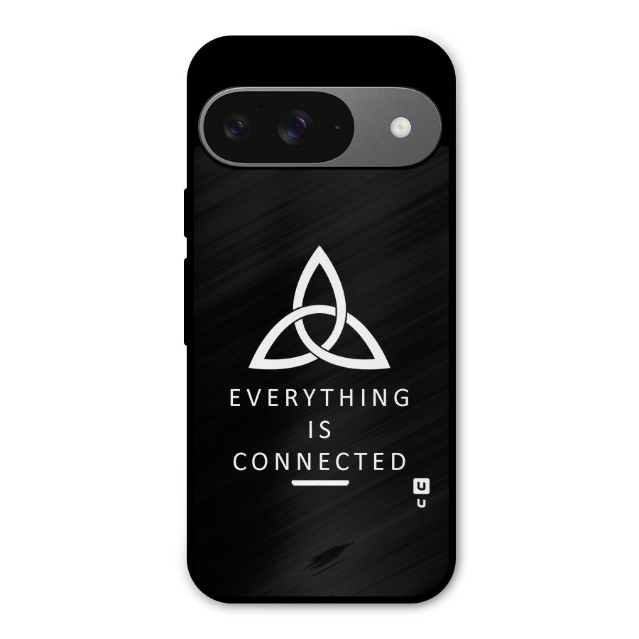 Everything is Connected Typography Metal Back Case for Google Pixel 9