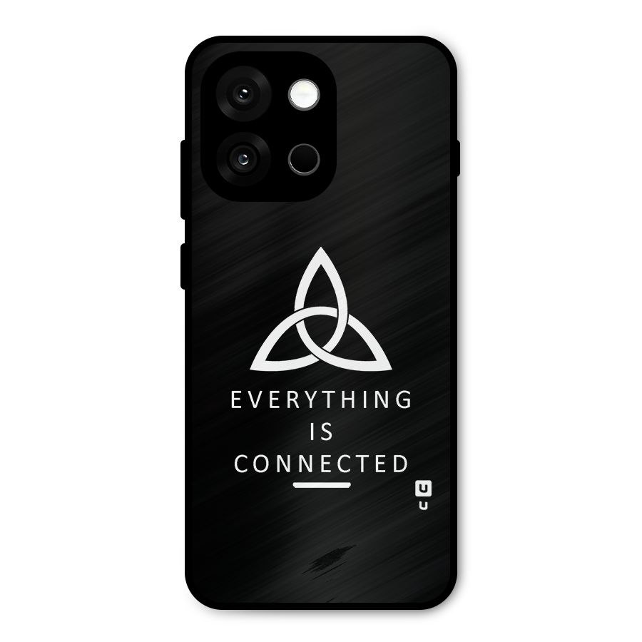 Everything is Connected Typography Metal Back Case for OnePlus 13s