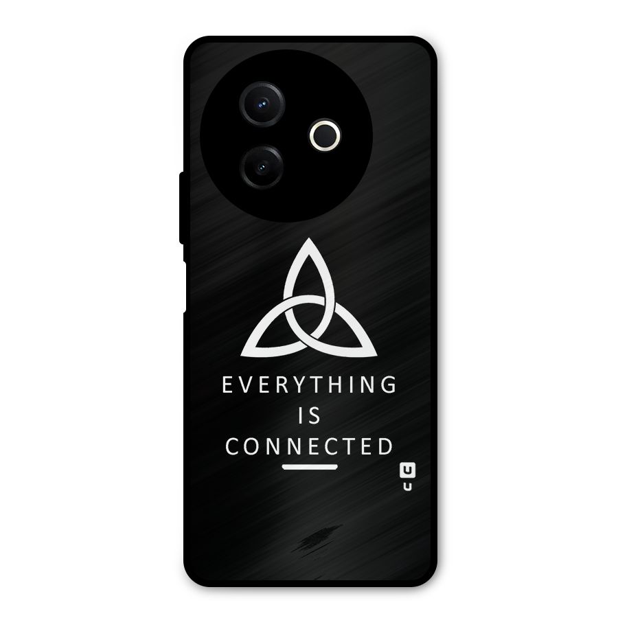 Everything is Connected Typography Metal Back Case for Vivo Y39