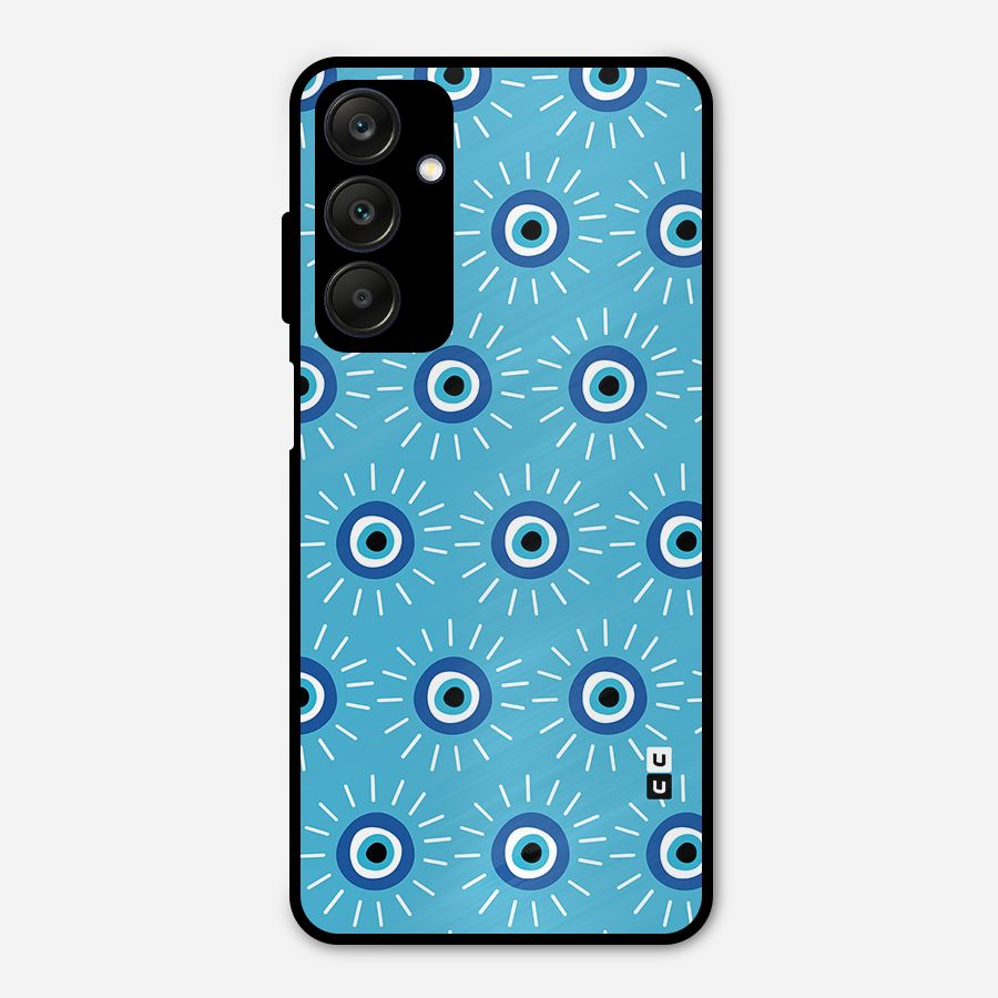 Evil Eves Away Metal Back Case for Galaxy A25 5G