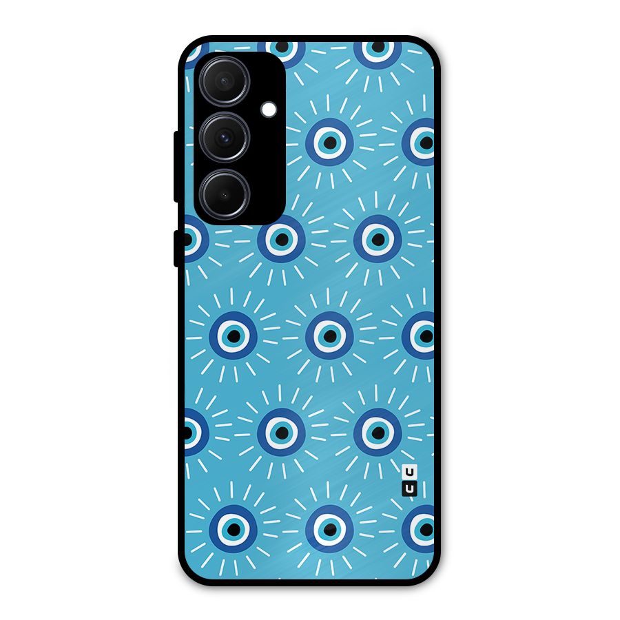 Evil Eves Away Metal Back Case for Galaxy A35