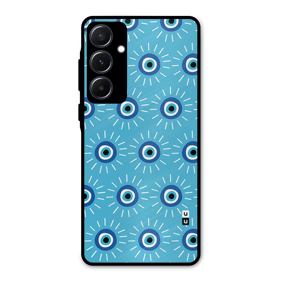 Evil Eves Away Metal Back Case for Galaxy A55