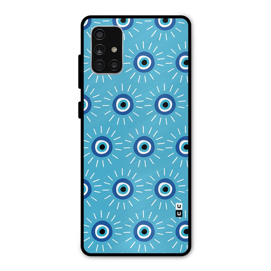 Evil Eves Away Metal Back Case for Galaxy A71