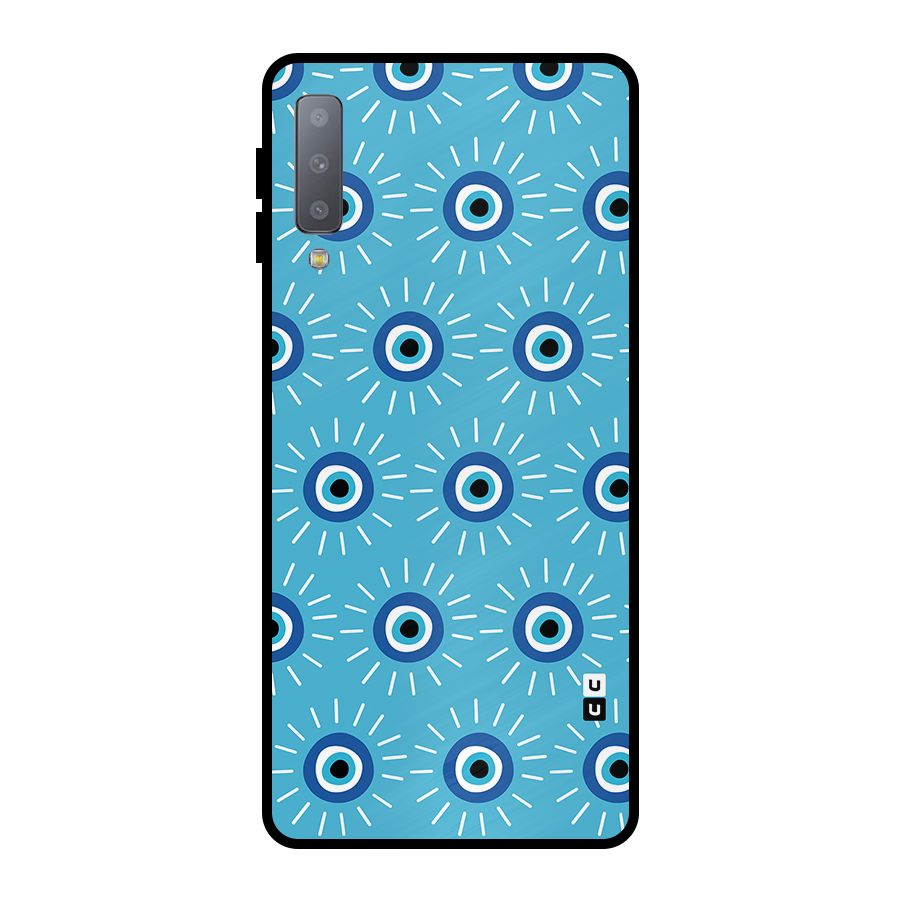 Evil Eves Away Metal Back Case for Galaxy A7 (2018)