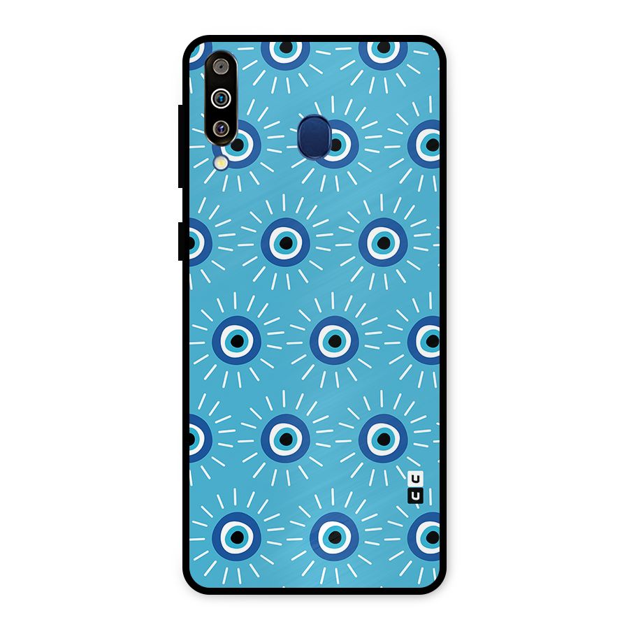Evil Eves Away Metal Back Case for Galaxy M30
