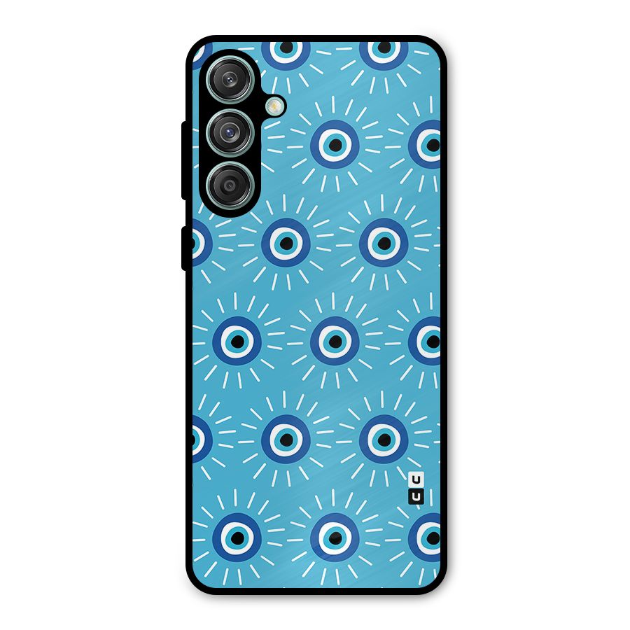 Evil Eves Away Metal Back Case for Galaxy M55 5G