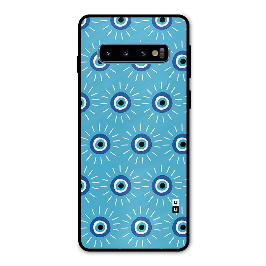 Evil Eves Away Metal Back Case for Galaxy S10