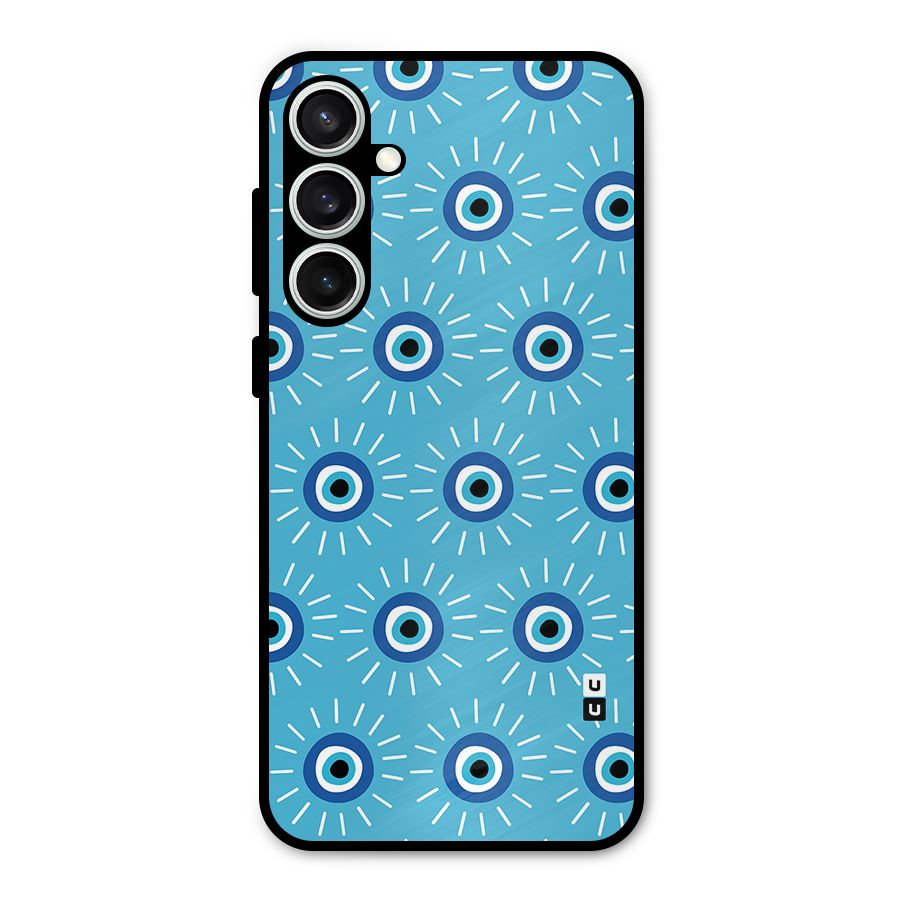 Evil Eves Away Metal Back Case for Galaxy S23 FE