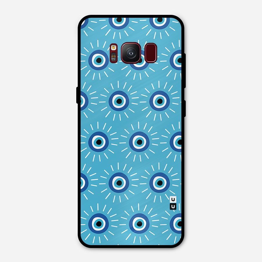 Evil Eves Away Metal Back Case for Galaxy S8