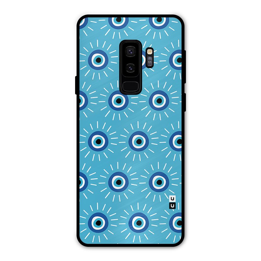 Evil Eves Away Metal Back Case for Galaxy S9 Plus