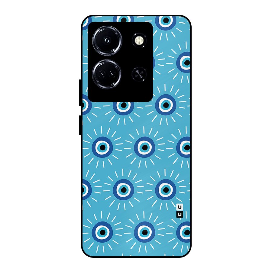 Evil Eves Away Metal Back Case for Infinix Note 30 5G