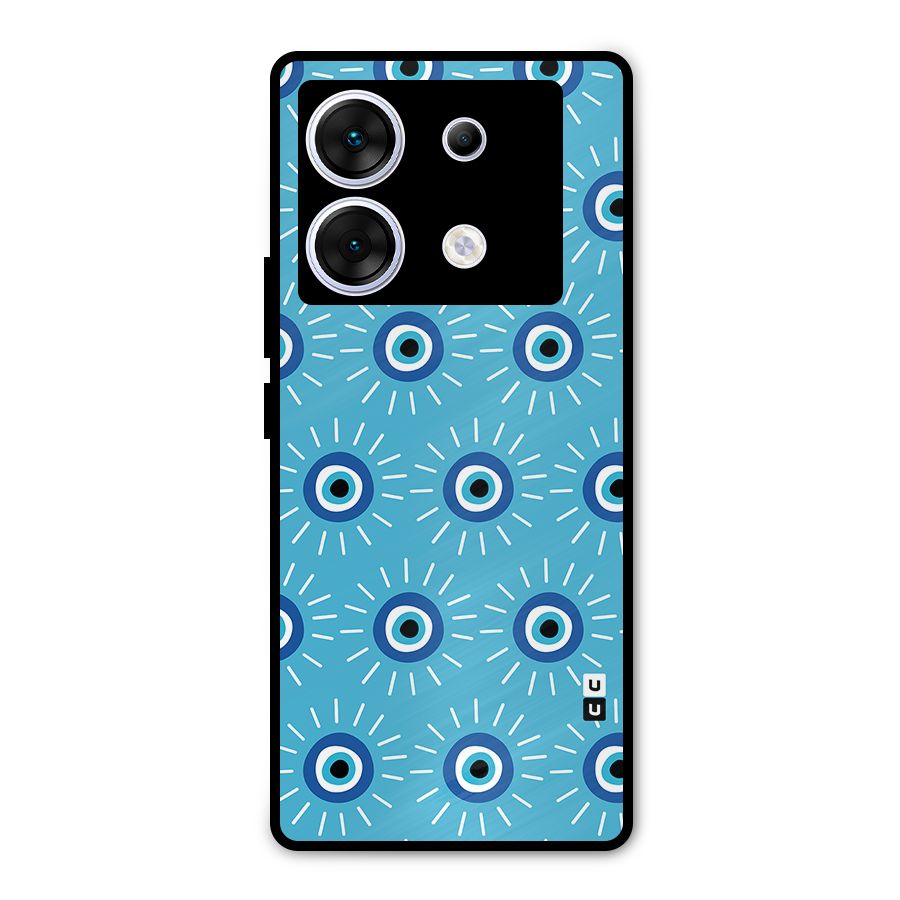 Evil Eves Away Metal Back Case for Infinix Zero 30 5G