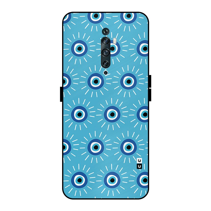Evil Eves Away Metal Back Case for Oppo Reno2 Z