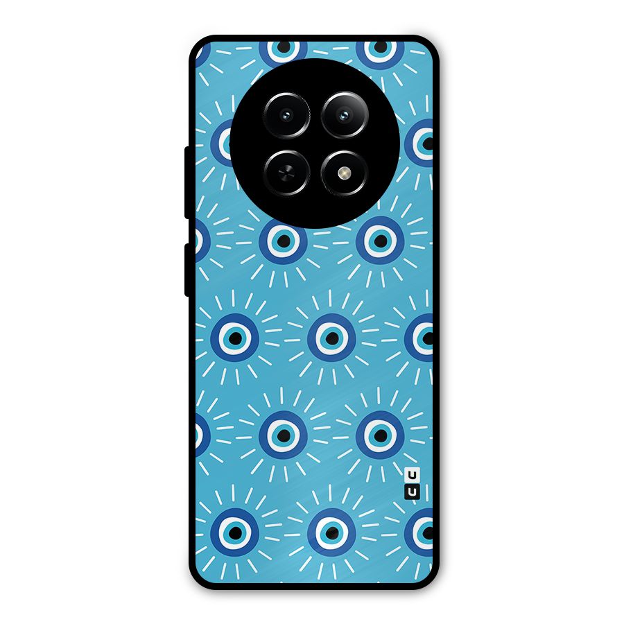 Evil Eves Away Metal Back Case for Realme Narzo N65