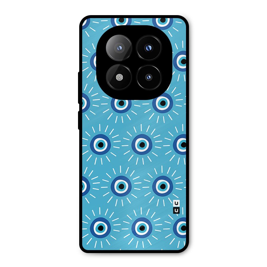 Evil Eves Away Metal Back Case for Redmi Note 14 Pro Plus 5G