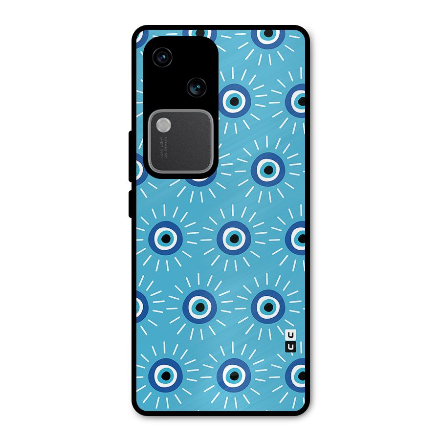 Evil Eves Away Metal Back Case for Vivo V30