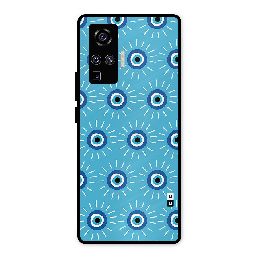 Evil Eves Away Metal Back Case for Vivo X50 Pro