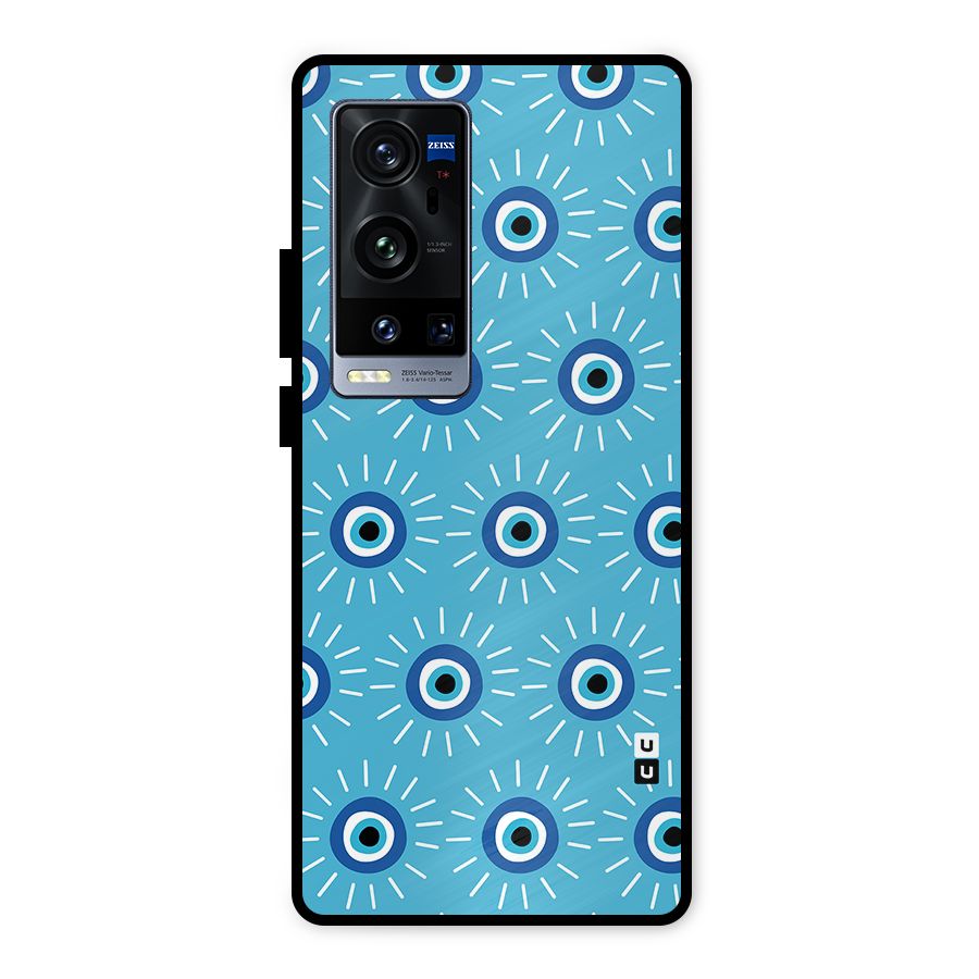 Evil Eves Away Metal Back Case for Vivo X60 Pro Plus