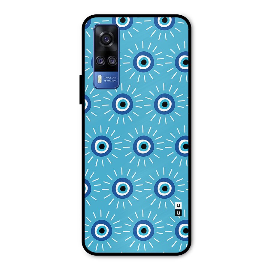 Evil Eves Away Metal Back Case for Vivo Y51A