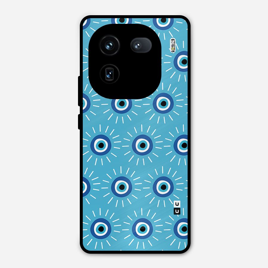 Evil Eves Away Metal Back Case for iQOO 12