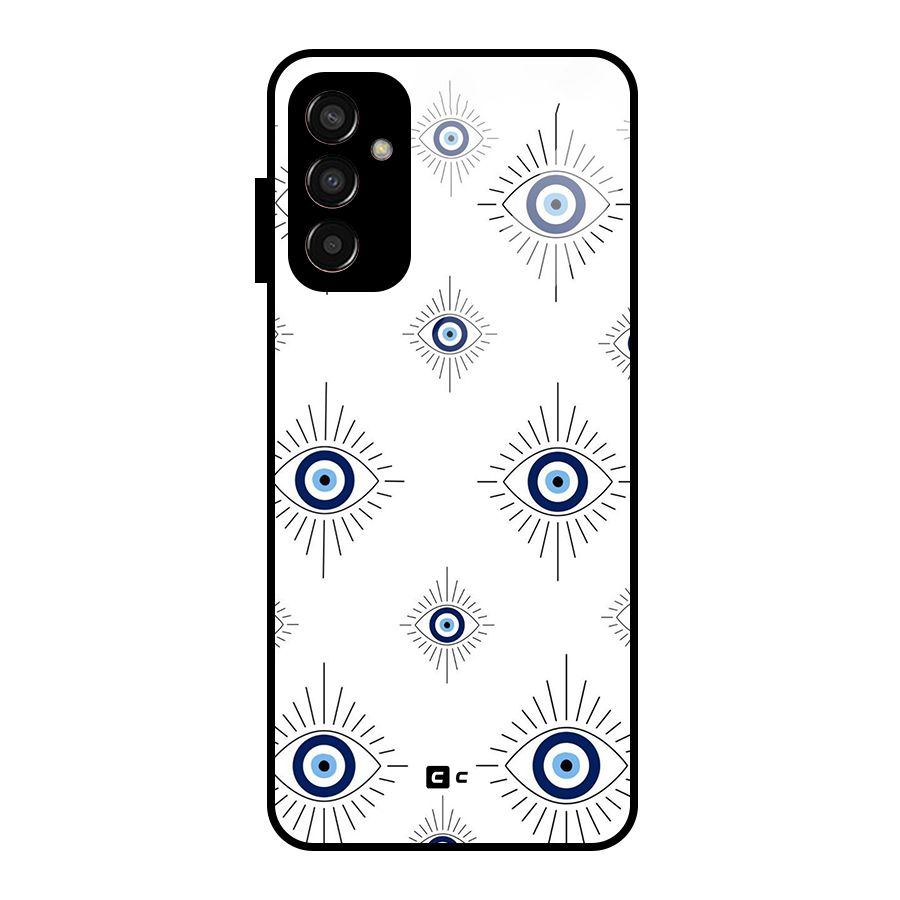 Evil Eye Wall Glass Back Case for Galaxy F13
