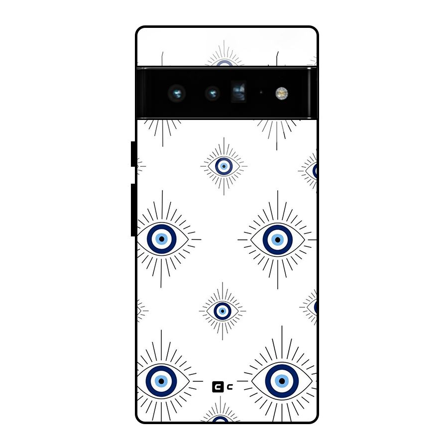 Evil Eye Wall Glass Back Case for Google Pixel 6 Pro