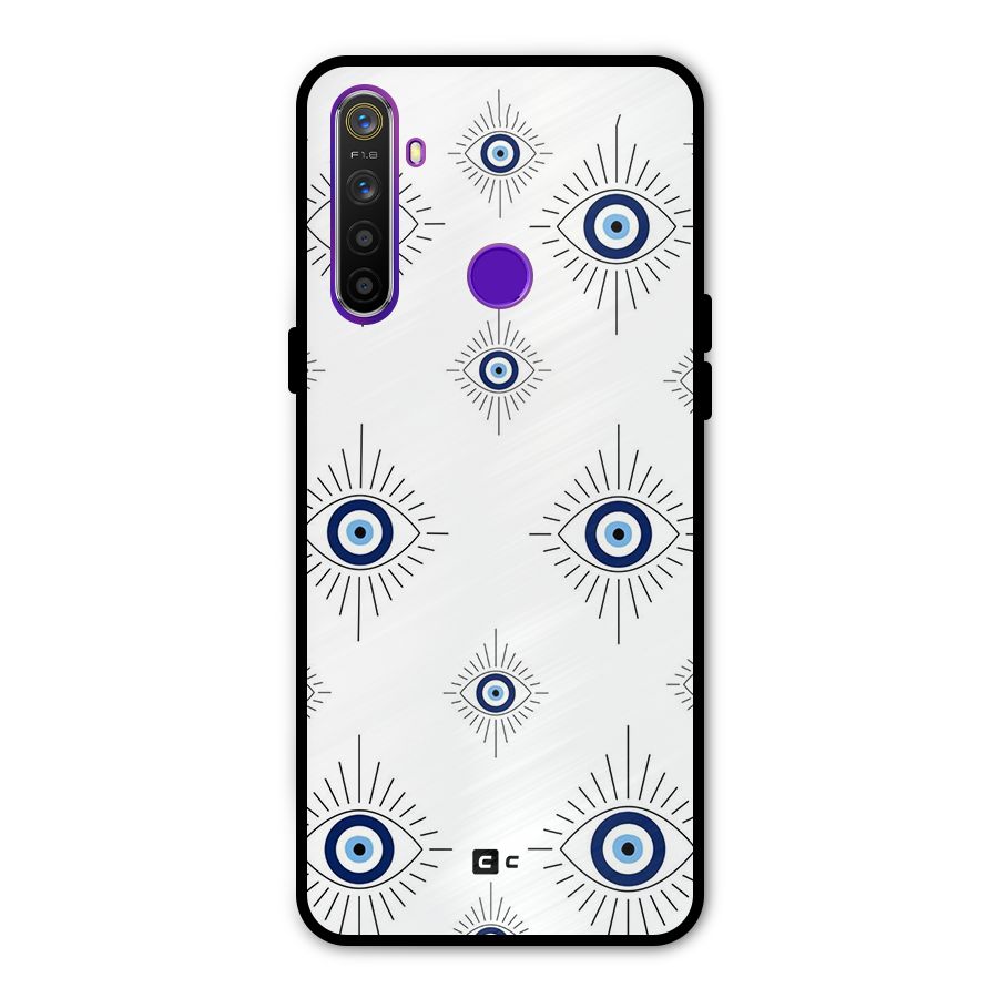 Evil Eye Wall Glass Back Case for Realme 5s
