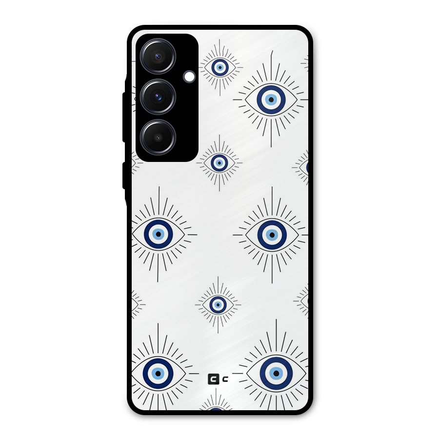 Evil Eye Wall Metal Back Case for Galaxy A55