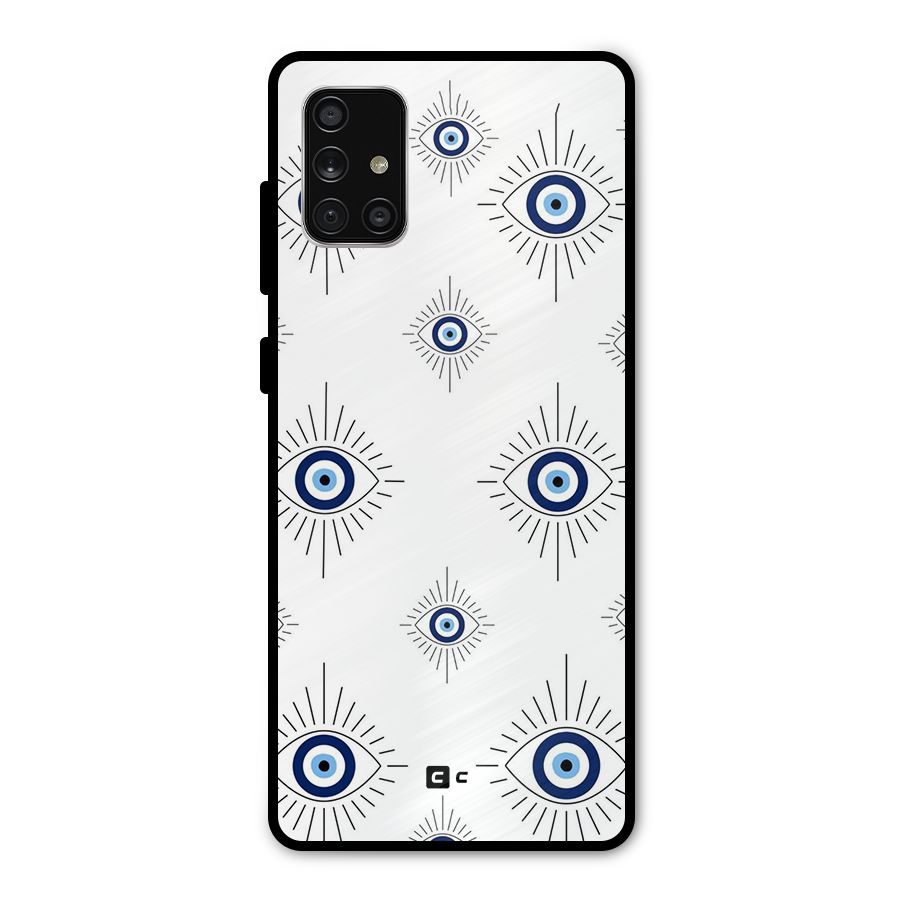 Evil Eye Wall Metal Back Case for Galaxy A71