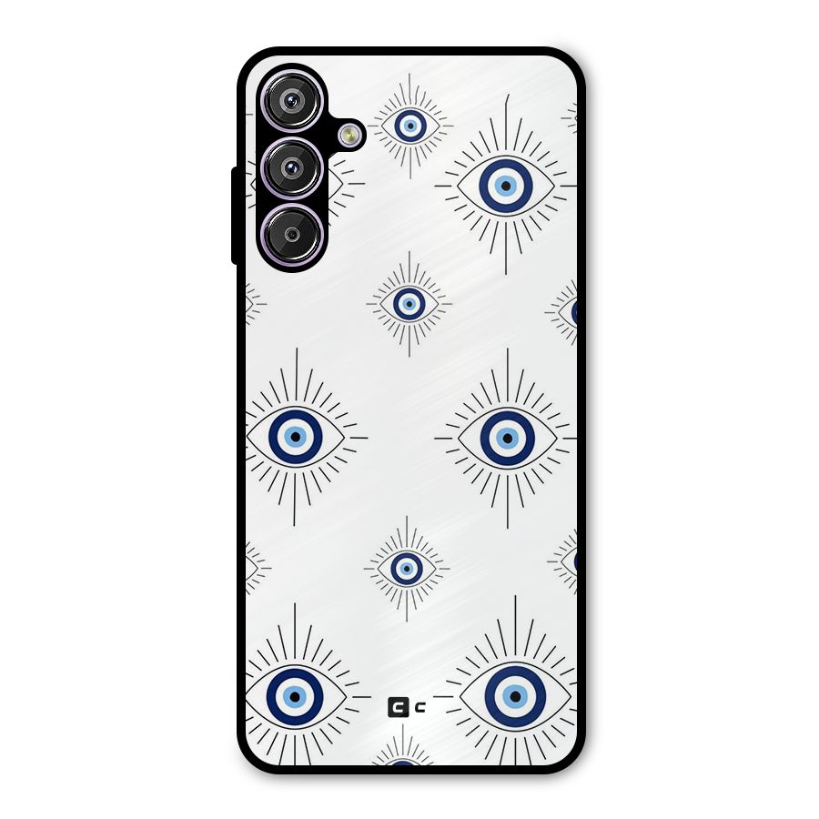 Evil Eye Wall Metal Back Case for Galaxy F15