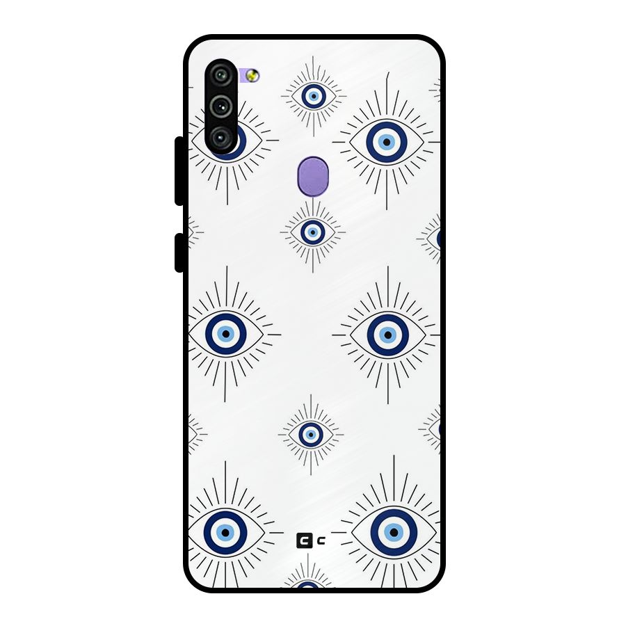 Evil Eye Wall Metal Back Case for Galaxy M11