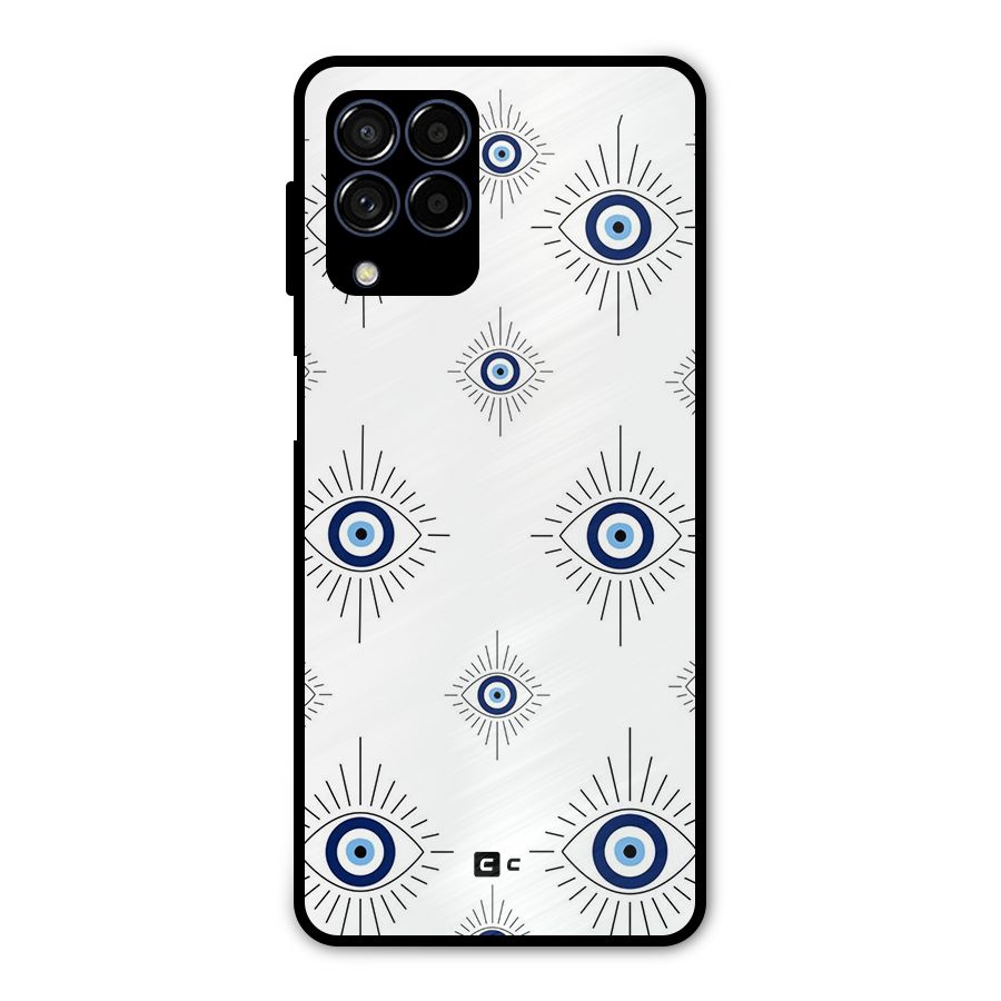 Evil Eye Wall Metal Back Case for Galaxy M53 5G
