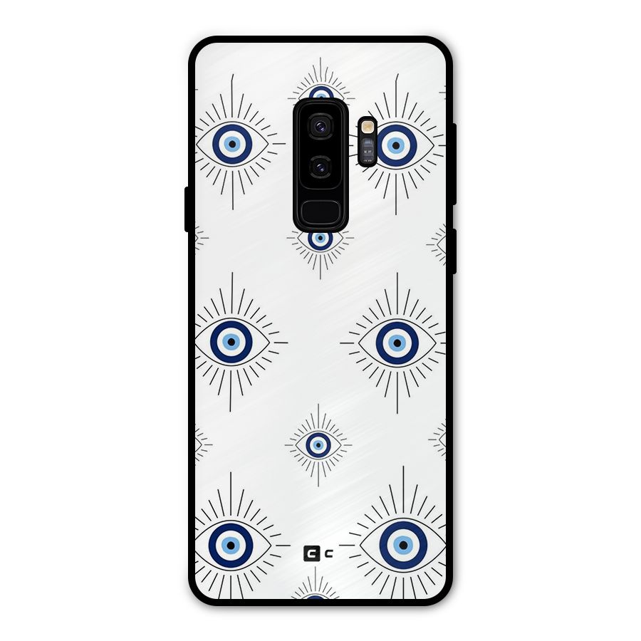 Evil Eye Wall Metal Back Case for Galaxy S9 Plus