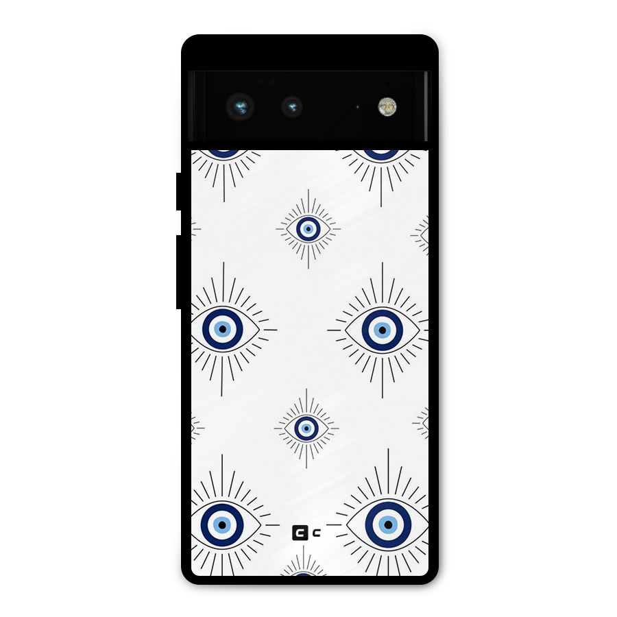 Evil Eye Wall Metal Back Case for Google Pixel 6