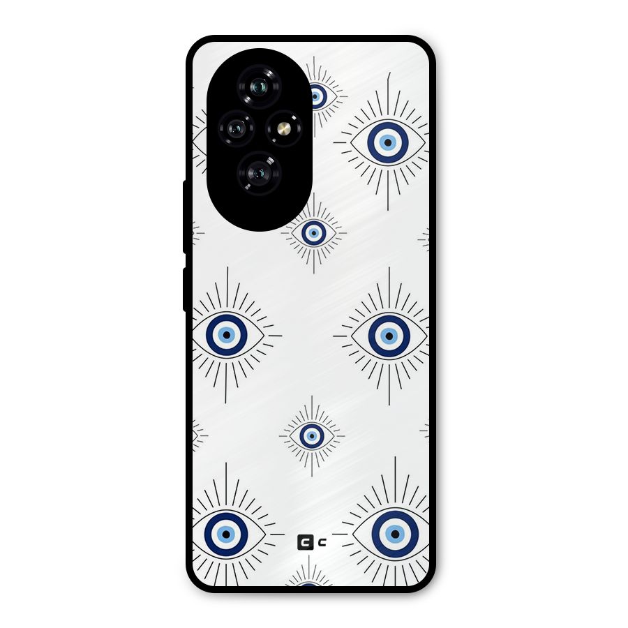 Evil Eye Wall Metal Back Case for Honor 200