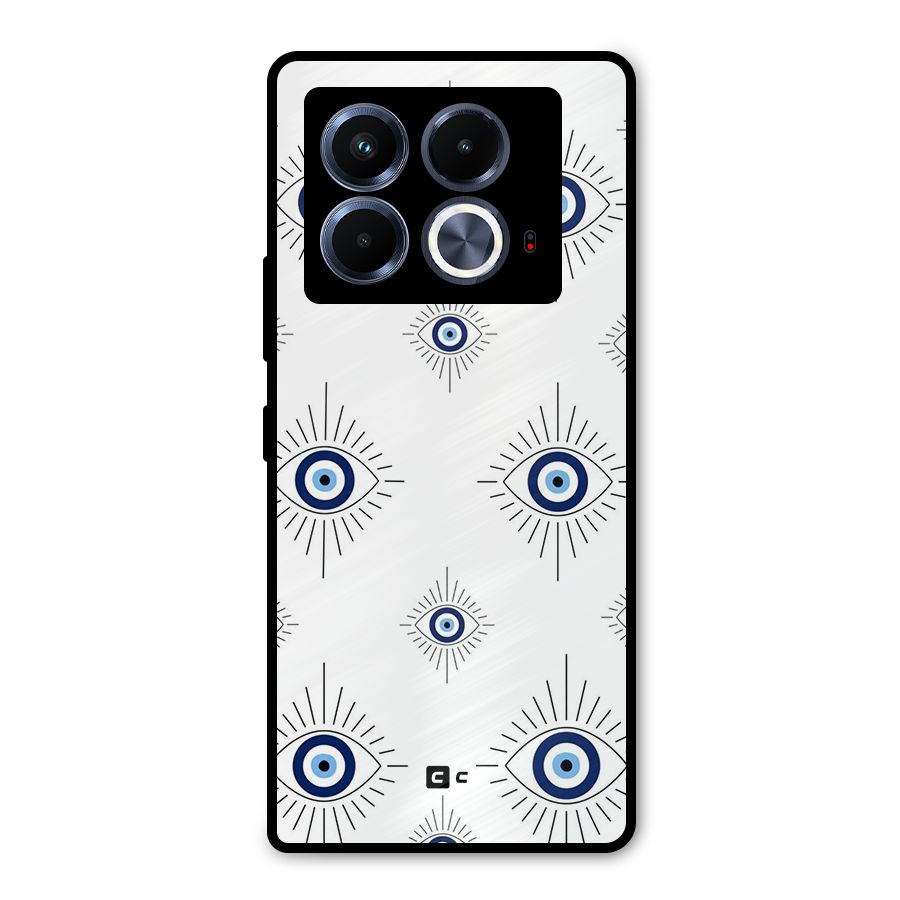 Evil Eye Wall Metal Back Case for Infinix Note 40 5G