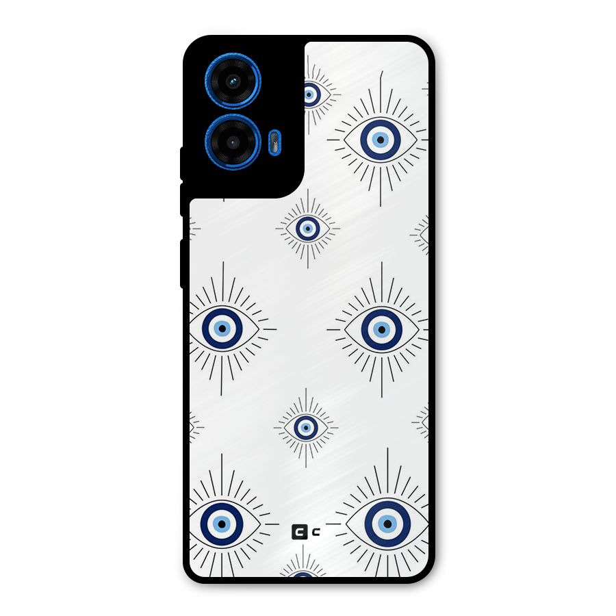 Evil Eye Wall Metal Back Case for Moto G45