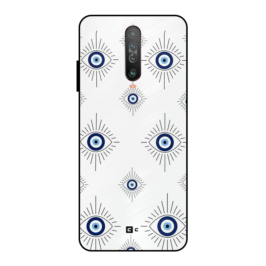 Evil Eye Wall Metal Back Case for Poco X2