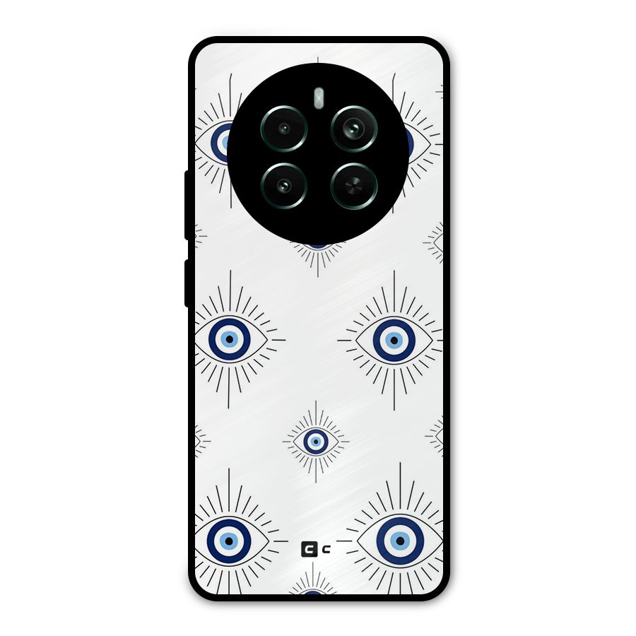 Evil Eye Wall Metal Back Case for Realme 12 Pro Plus