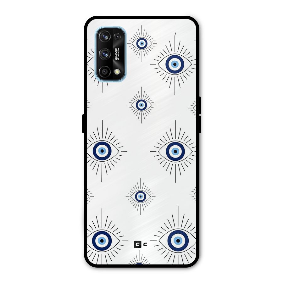 Evil Eye Wall Metal Back Case for Realme 7 Pro