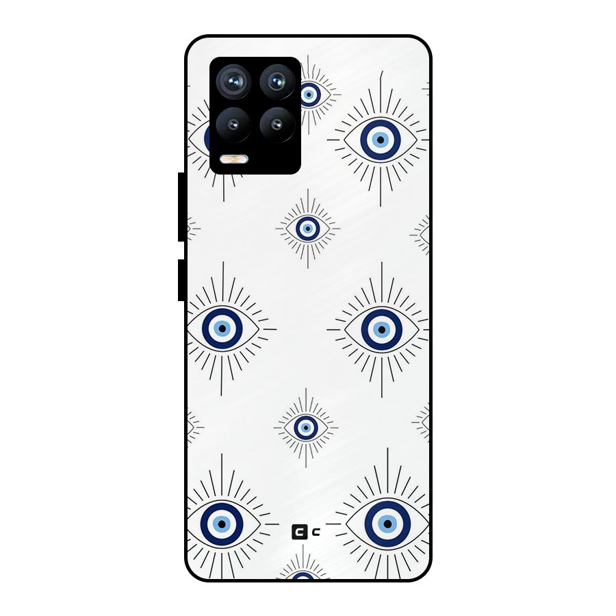 Evil Eye Wall Metal Back Case for Realme 8 Pro