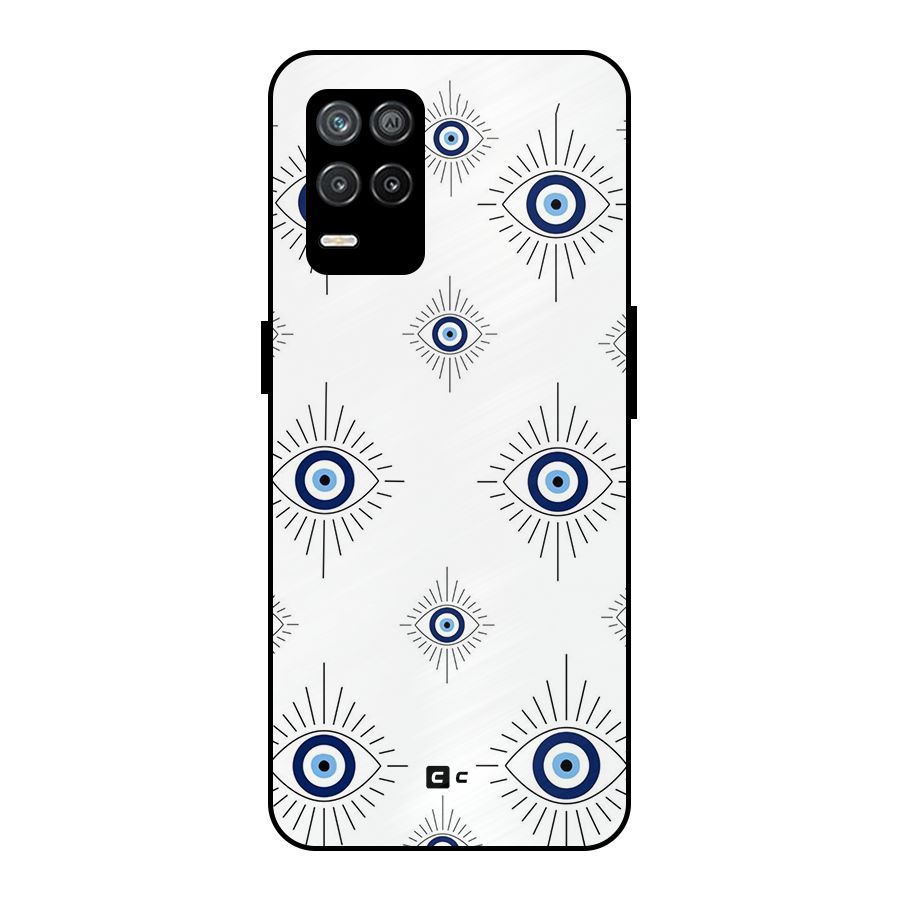 Evil Eye Wall Metal Back Case for Realme 8s 5G