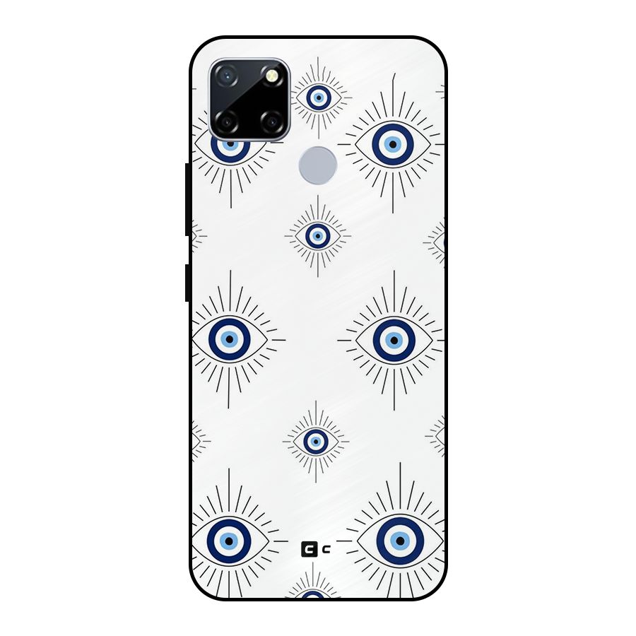 Evil Eye Wall Metal Back Case for Realme Narzo 30A