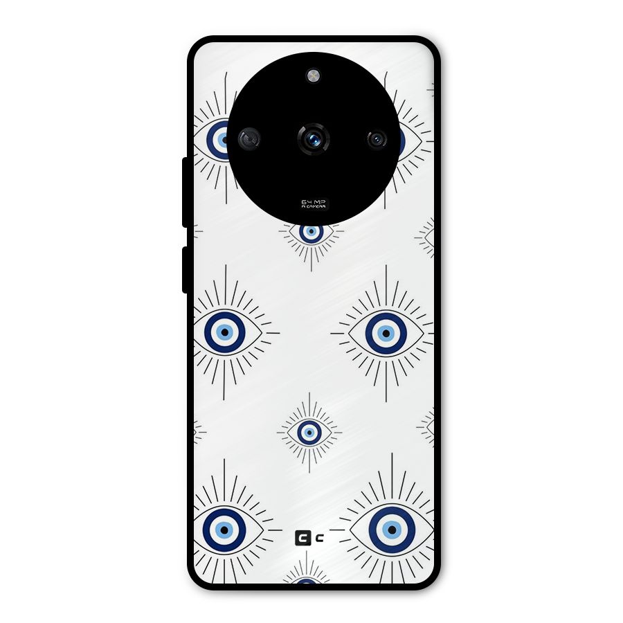 Evil Eye Wall Metal Back Case for Realme Narzo 60 5G
