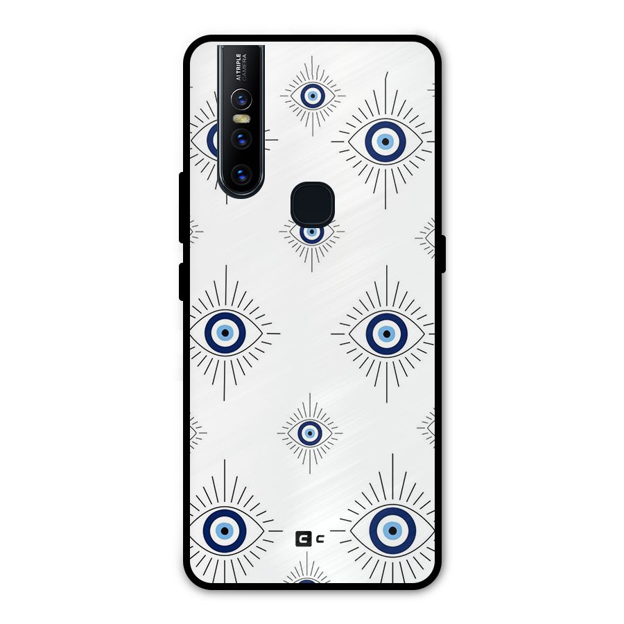 Evil Eye Wall Metal Back Case for Vivo V15