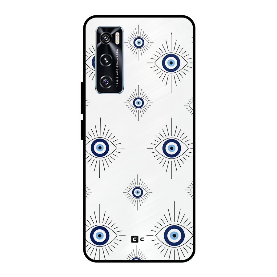 Evil Eye Wall Metal Back Case for Vivo V20 SE