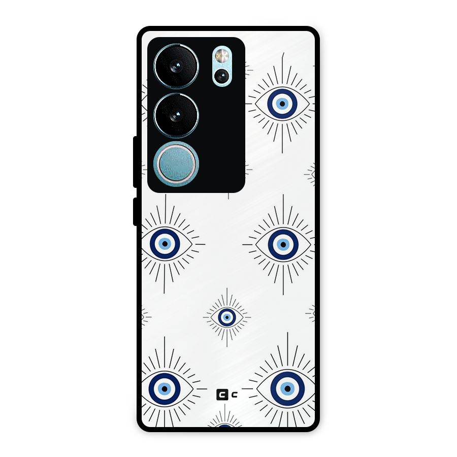Evil Eye Wall Metal Back Case for Vivo V29