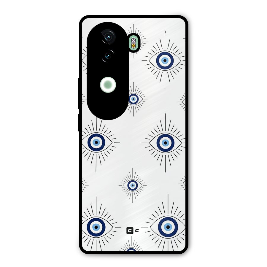 Evil Eye Wall Metal Back Case for Vivo V40e